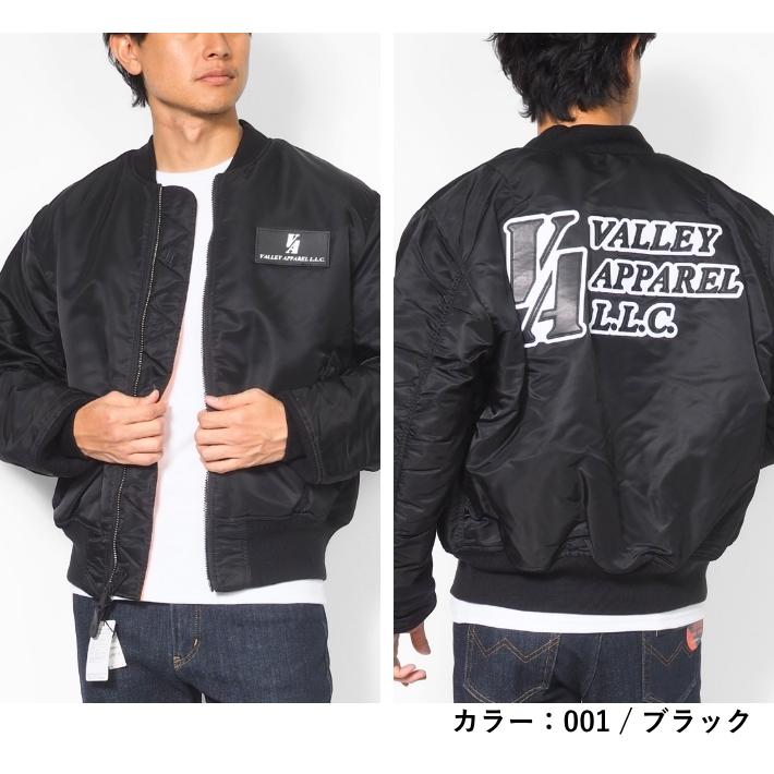 VALLEY APPAREL（バレイアパレル） MA-1 フライトジャケット ロゴ V.A.