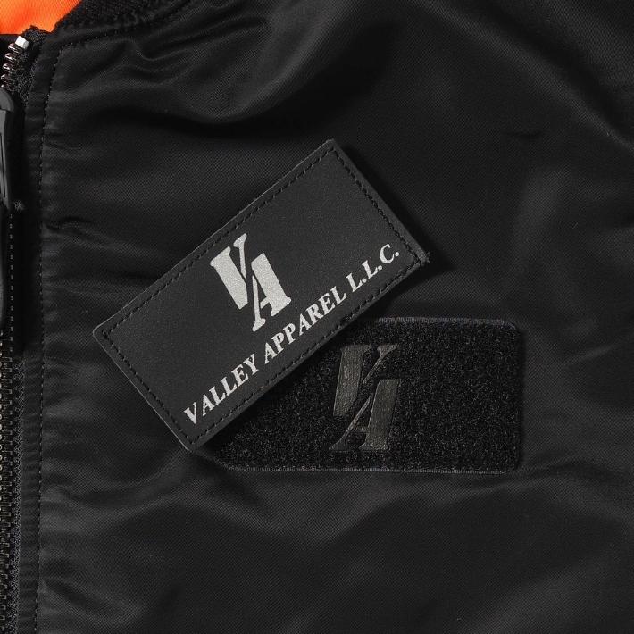 VALLEY APPAREL（バレイアパレル） MA-1 フライトジャケット ロゴ V.A.