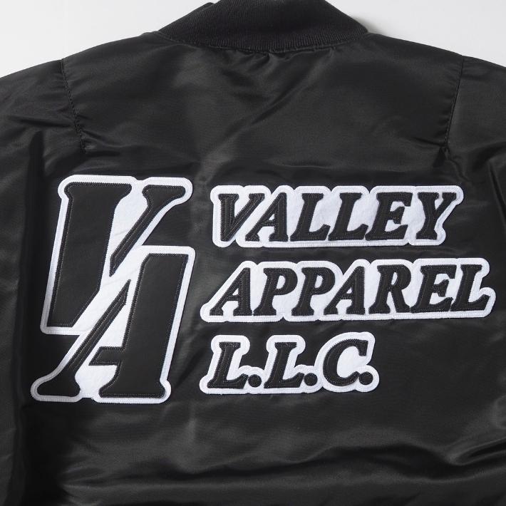 VALLEY APPAREL（バレイアパレル） MA-1 フライトジャケット ロゴ V.A.