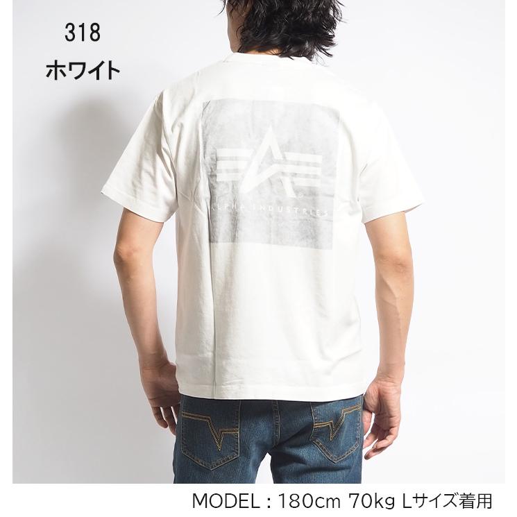 ALPHA INDUSTRIES アルファ インダストリーズ Tシャツ 半袖 バックブラーカモ柄ボックスプリント (TC1620) メンズファッション ブランド | Alpha Industries | 03