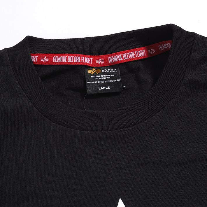 ALPHA INDUSTRIES アルファ インダストリーズ ロンT 長袖 Aマークプリント (TC1590-0001/TC1590-0021) メンズファッション ブランド | Alpha Industries | 05
