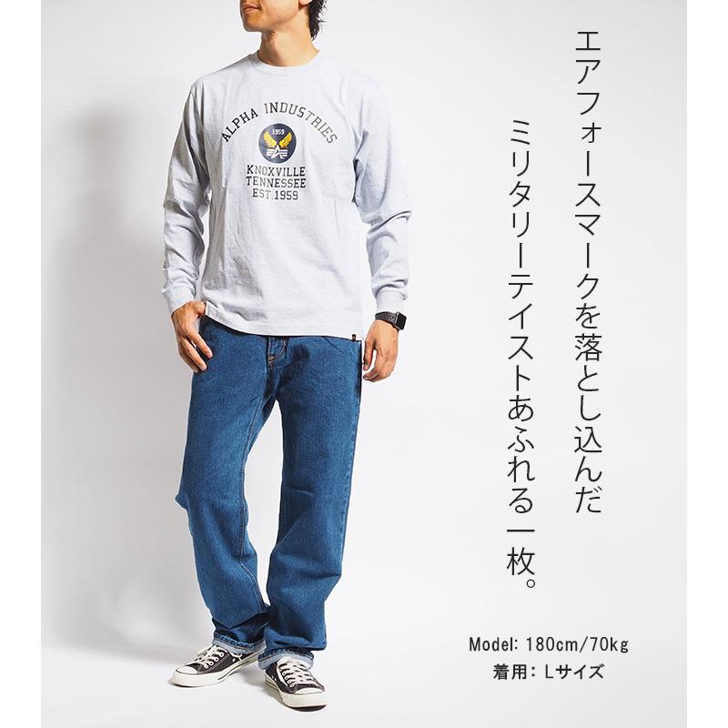 ALPHA INDUSTRIES アルファ インダストリーズ ロンT 長袖 エアフォースマーク (TC1590) メンズファッション ブランド | Alpha Industries | 01