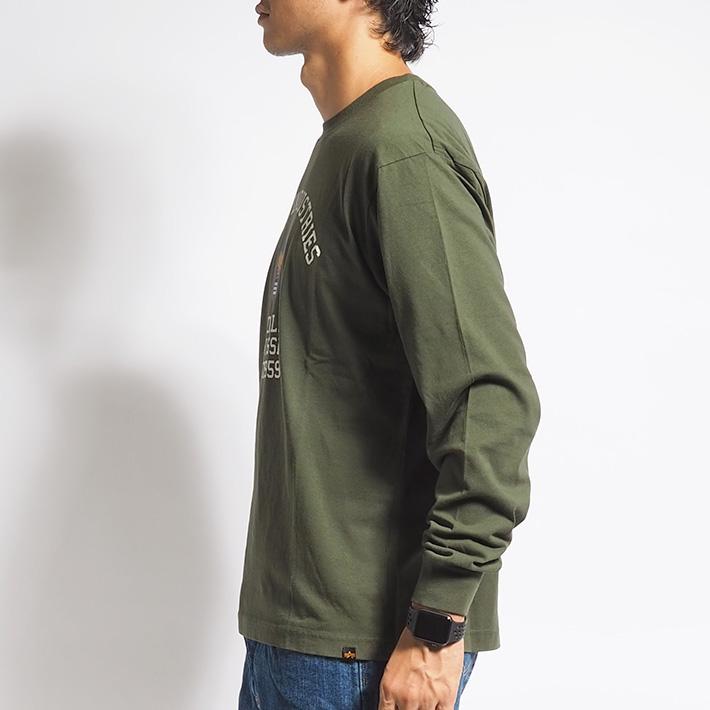 ALPHA INDUSTRIES アルファ インダストリーズ ロンT 長袖 エアフォースマーク (TC1590) メンズファッション ブランド | Alpha Industries | 06