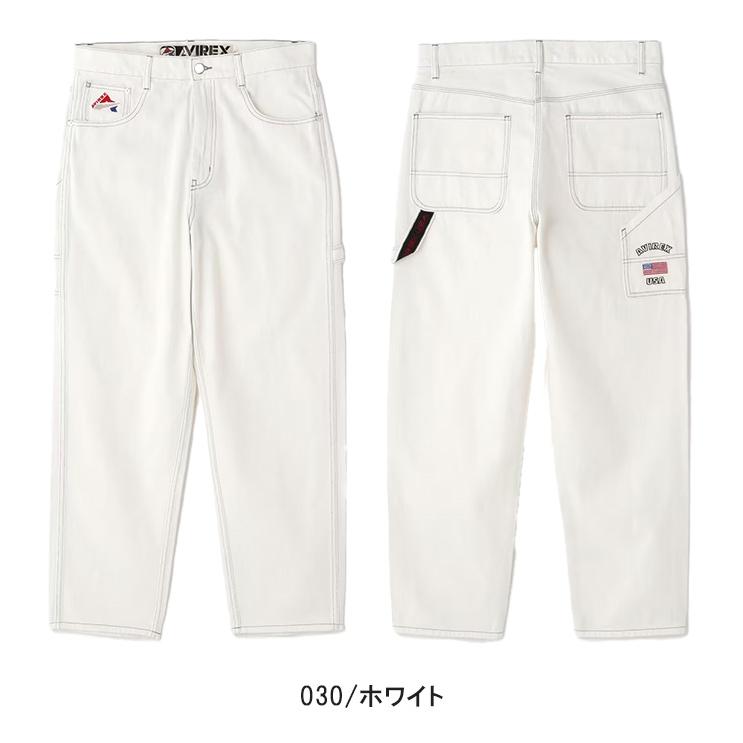 avirex⭐︎XL アヴィレックス ペインターパンツ ストライプ ワークデニム アヴィレックス AVIREX COTTON TWILL PAINTER PANTS / コットン