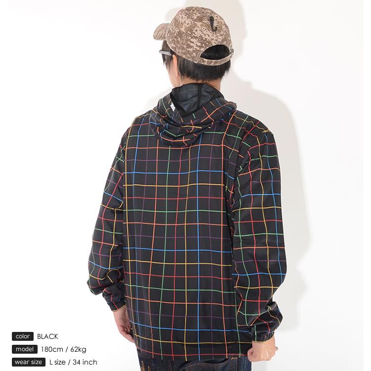 DGK ディージーケー ナイロンジャケット アノラック グラフチェック 