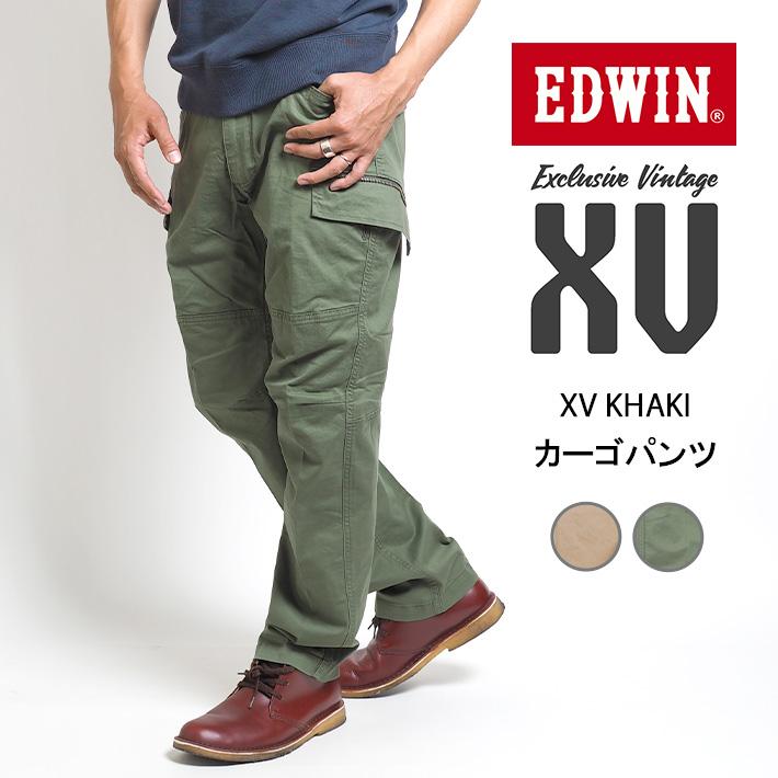 EDWIN（エドウィン） EDWIN XV KHAKI カーゴパンツ カーキ ストレッチ