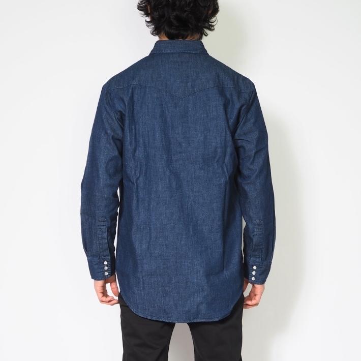 Lee（リー） デニムウエスタンシャツ デニムシャツ 長袖 (LM7234