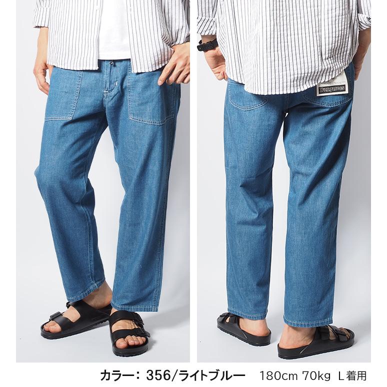 Lee（リー） ベイカーイージーパンツ 薄手 涼しい 春夏 デニム シア