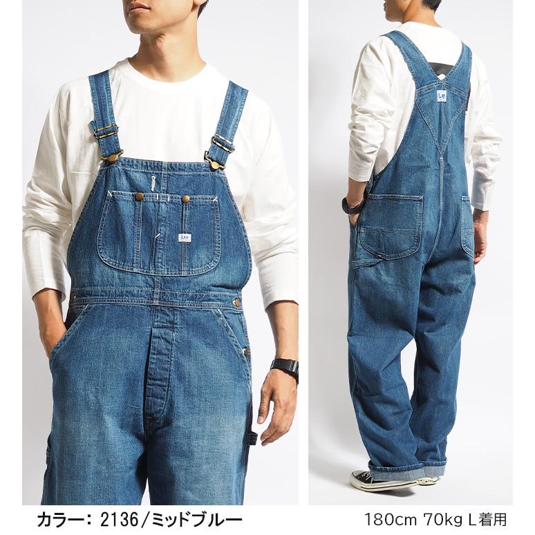 リー Lee オーバーオール デニム ヒッコリー ワイド ルーズ ユニセックス ダンガリーズ (LM7254) メンズファッション ブランド | Lee | 07