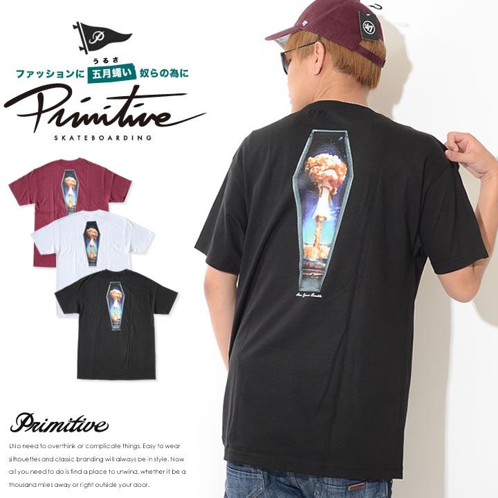 PRIMITIVE プリミティブ Tシャツ 半袖 ワンポイントスクリプトロゴ バックプリント ロケット  セール | PRIMITIVE