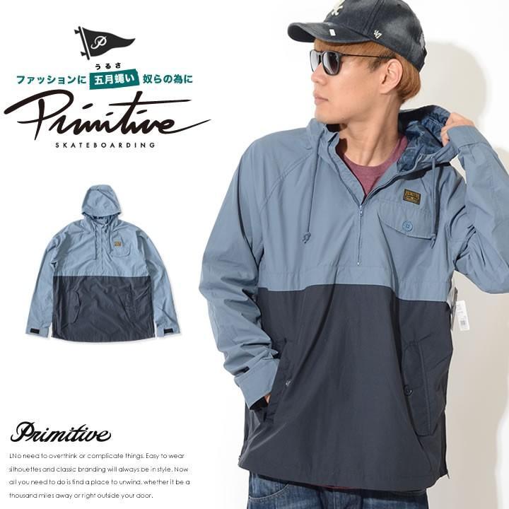PRIMITIVE プリミティブ ナイロンジャケット アノラック 切替バイカラー セール | 
