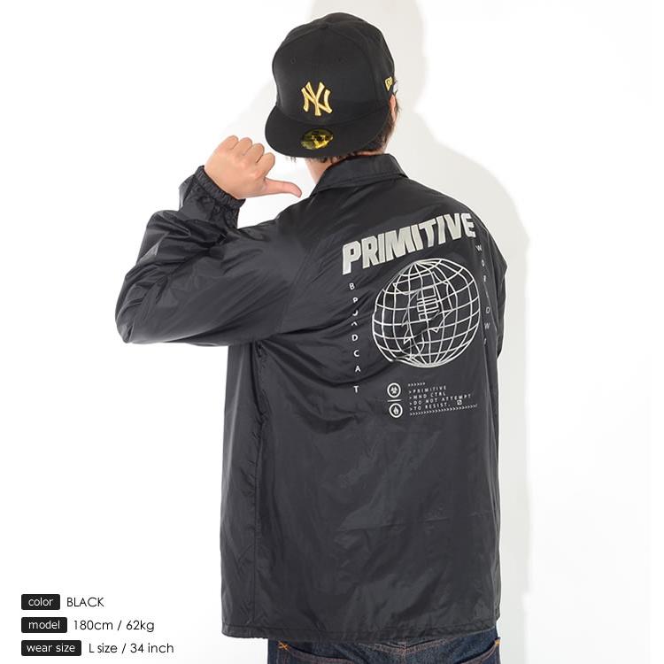 PRIMITIVE プリミティブ コーチジャケット 左胸サークルダーティPロゴ バックプリント セール |  | 02