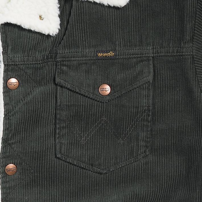 ラングラー　USA製　ランチコート　コーデュロイ　ボア　ジャケット　Ｌサイズ Wrangler コート ジャケット Wrangler/ラングラー コーデュロイ