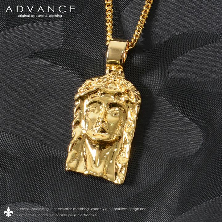 ADVANCE アドバンス ゴールドチェーン ネックレス ジーザス 喜平 ADVANCE アドバンス ゴールドチェーン ネックレス ジーザス 喜平