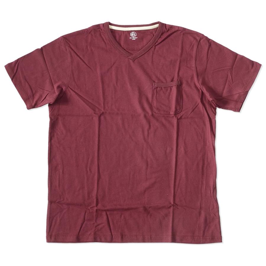 BROWN BAG LIQUOR ブラウンバッグリカー Tシャツ 半袖 Vネック 胸ポケット 無地 SUNRISE (BBL-CUT1302P) セール |  | 04