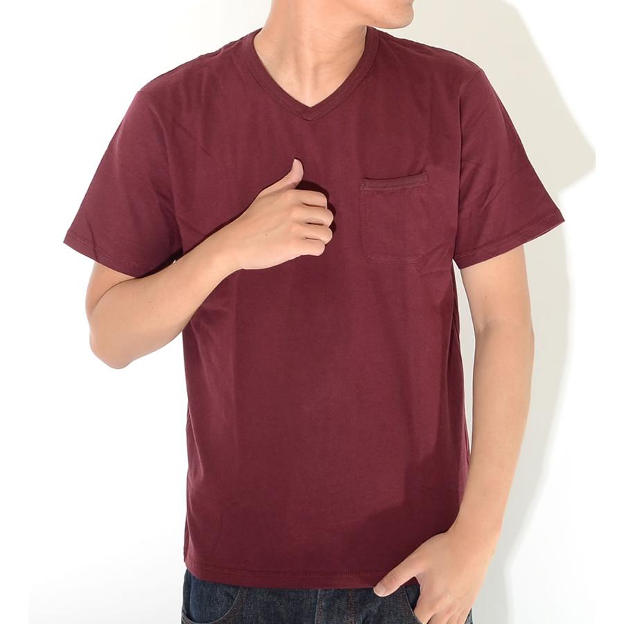 BROWN BAG LIQUOR ブラウンバッグリカー Tシャツ 半袖 Vネック 胸ポケット 無地 SUNRISE (BBL-CUT1302P) セール |  | 15