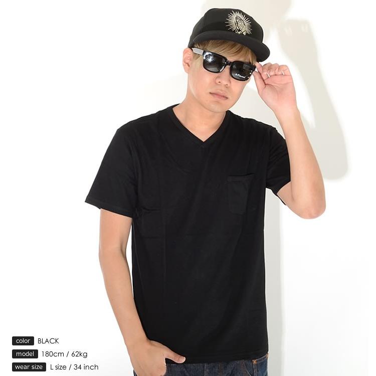 BROWN BAG LIQUOR ブラウンバッグリカー Tシャツ 半袖 Vネック 胸ポケット 無地 SUNRISE (BBL-CUT1302P) セール |  | 06