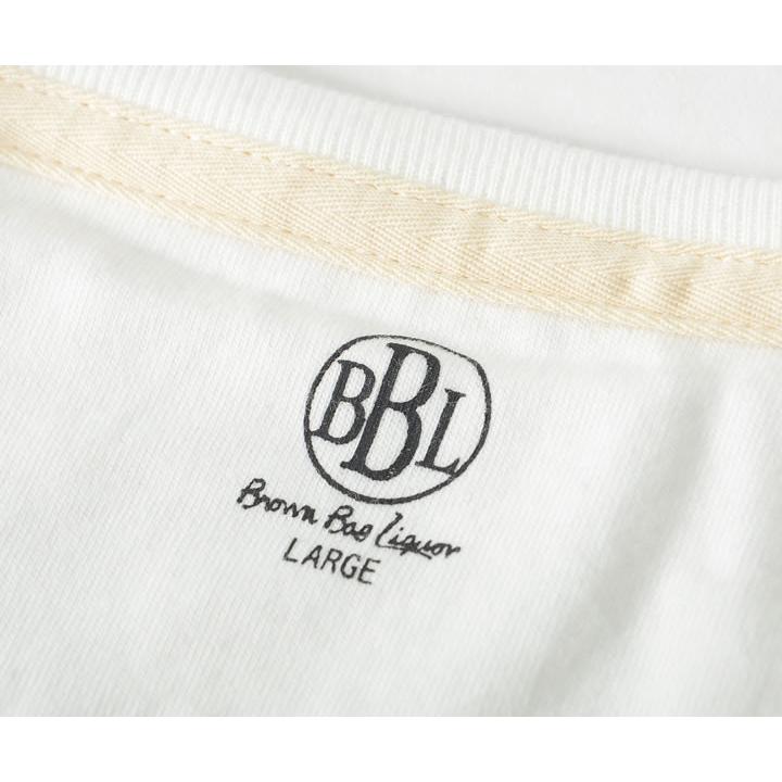 BROWN BAG LIQUOR ブラウンバッグリカー Tシャツ 半袖 Vネック 胸ポケット 無地 SUNRISE (BBL-CUT1302P) セール |  | 09