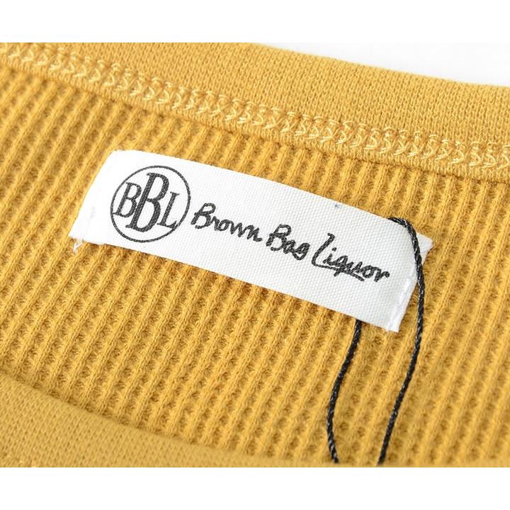 アウトレット BROWN BAG LIQUOR ブラウンバッグリカー ロンT ロングTシャツ 長袖 クルーネック サーマル 無地 *(BBL-CUT1908) セール |  | 04
