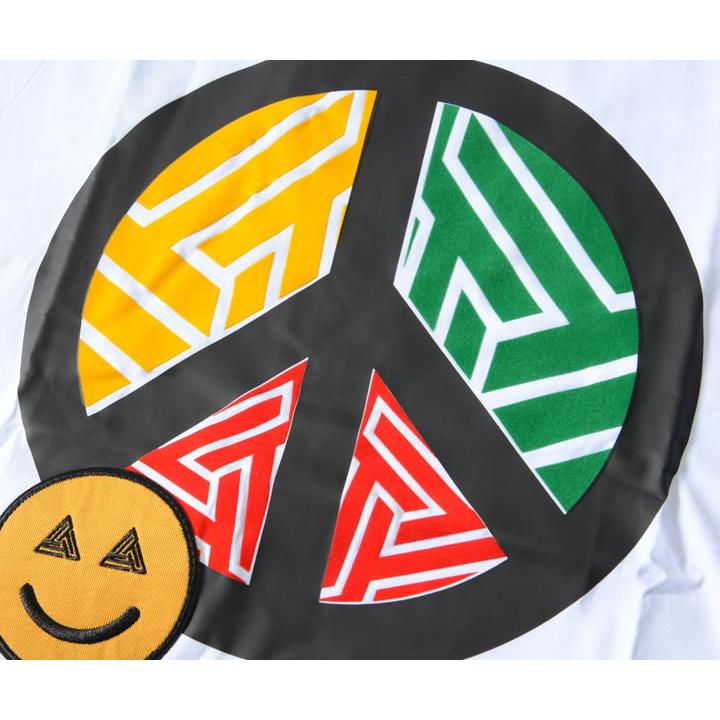 Black Pyramid ブラックピラミッド Tシャツ 半袖 ピースマーク スマイル ラスタカラー Y Blackpyramid06 Clever Heads クレバーヘッズ 通販 Yahoo ショッピング