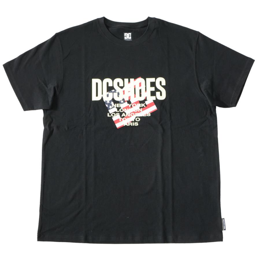 DC SHOES ディーシーシューズ Tシャツ 半袖 USフラッグ柄 DCロゴ 蓄光プリント Glow in the dark (DST211038) セール | DC SHOES | 09