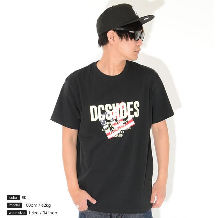 DC SHOES ディーシーシューズ Tシャツ 半袖 USフラッグ柄 DCロゴ 蓄光プリント Glow in the dark (DST211038) セール | DC SHOES | 03