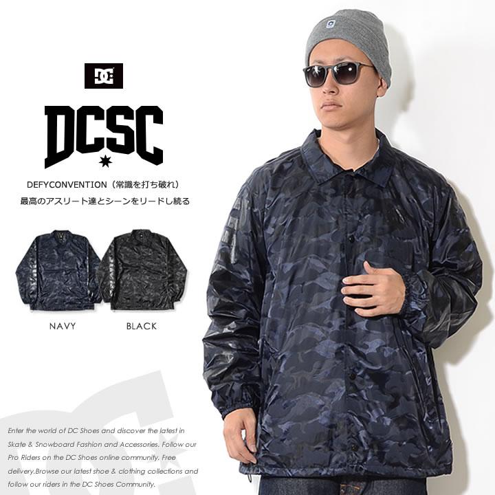 DC SHOES ディーシーシューズ コーチジャケット 総柄 同色カモ (5310J507) | DC SHOES