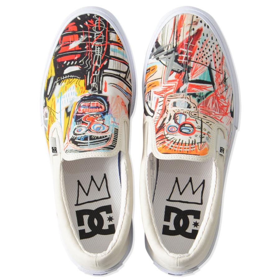 DC SHOES ディーシーシューズ スリッポン シューズ BASQUIAT コラボ MANUAL SLIP-ON (ADYS300689) セール｜clever｜02