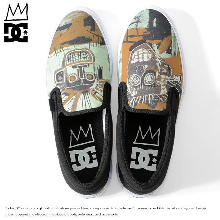 DC SHOES ディーシーシューズ スリッポン シューズ BASQUIAT コラボ MANUAL SLIP-ON (ADYS300689) セール｜clever