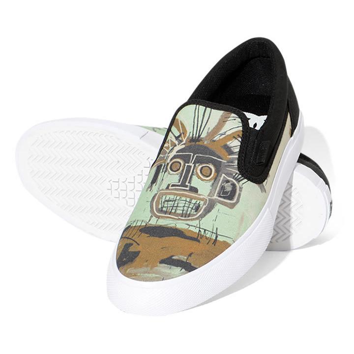 DC SHOES ディーシーシューズ スリッポン シューズ BASQUIAT コラボ MANUAL SLIP-ON (ADYS300689) セール｜clever｜03