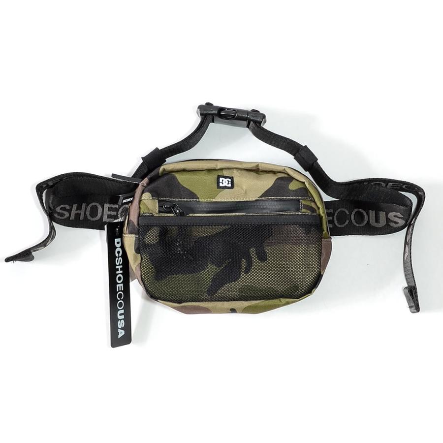 DC SHOES ディーシーシューズ ショルダーバッグ サコッシュ 横型 総柄 迷彩 メッシュポケット (EDYBA03056) セール | DC SHOES | 04