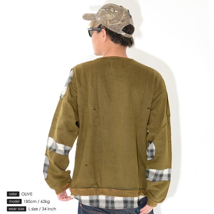 EPTM エピトミ スウェット ダメージ加工 チェック柄 レイヤード (EP7166) |  | 02