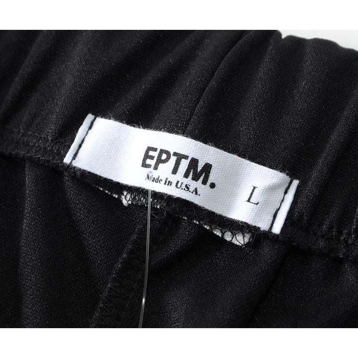EPTM エピトミ トラックパンツ サイドライン ウエストコード ジップ