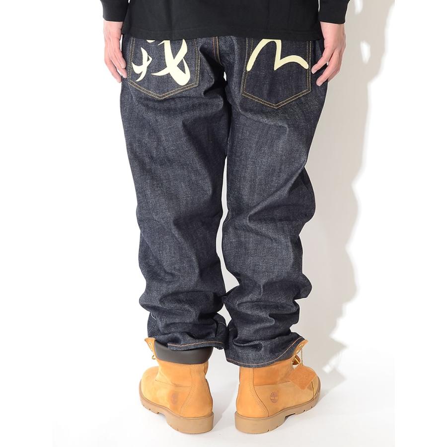 ビッグサイズ Evisu エヴィス エビスジーンズ デニム ルーズフィット 01 No 2 戎 漢字 Evisu Clever Heads クレバーヘッズ 通販 Yahoo ショッピング