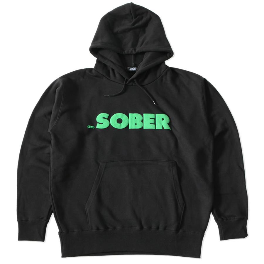 EYEDY アイディー スウェットパーカー SOBER 発泡プリント (EYE-431POP