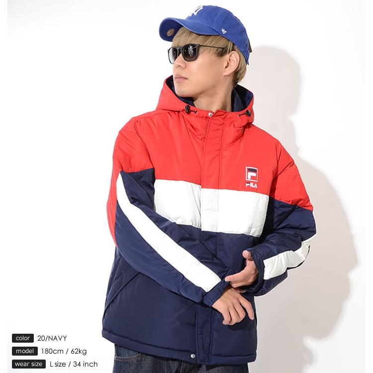 FILA フィラ 中綿ジャケット パーカー 切替トリコカラー (FM9505