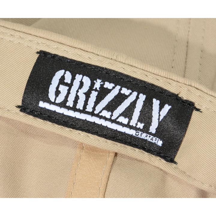 GRIZZLY グリズリー キャップ 帽子 スナップバック スコップベア 刺繍