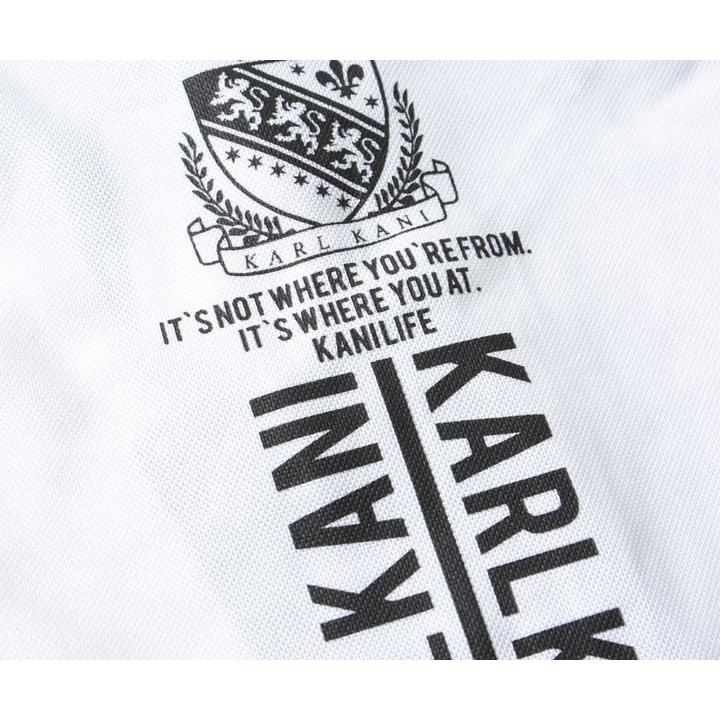 KARL KANI カールカナイ ポロシャツ Kロゴ刺繍 襟レイヤード UVカット吸水速乾 (202KG1209) セール | Karl Kani | 09