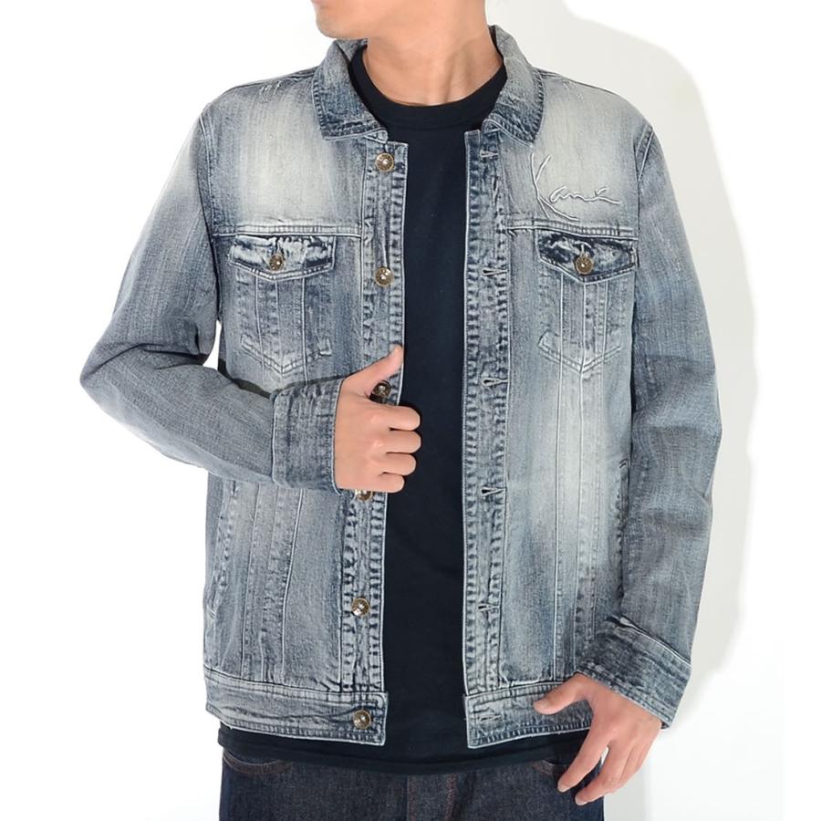 Karl Kani KARL KANI カールカナイ デニムジャケット 左胸USロゴ Karl Kani KARL KANI カールカナイ デニムジャケット 左胸USロゴ