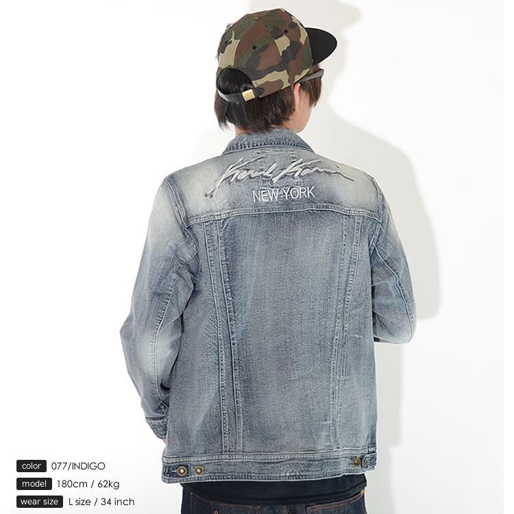 Karl Kani KARL KANI カールカナイ デニムジャケット 左胸USロゴ Karl Kani KARL KANI カールカナイ デニムジャケット 左胸USロゴ
