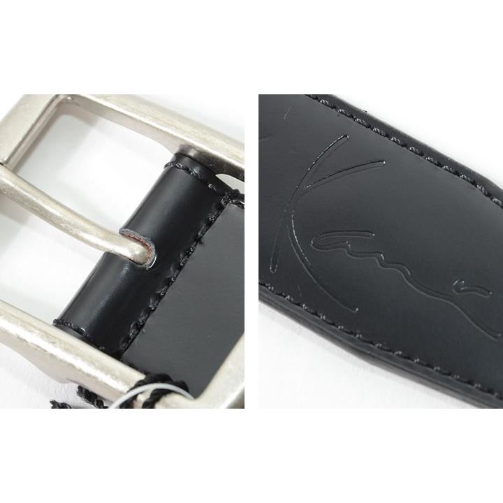 Karl Kani KARL KANI カールカナイ レザーベルト 剣先USロゴ Karl Kani KARL KANI カールカナイ レザーベルト 剣先USロゴ