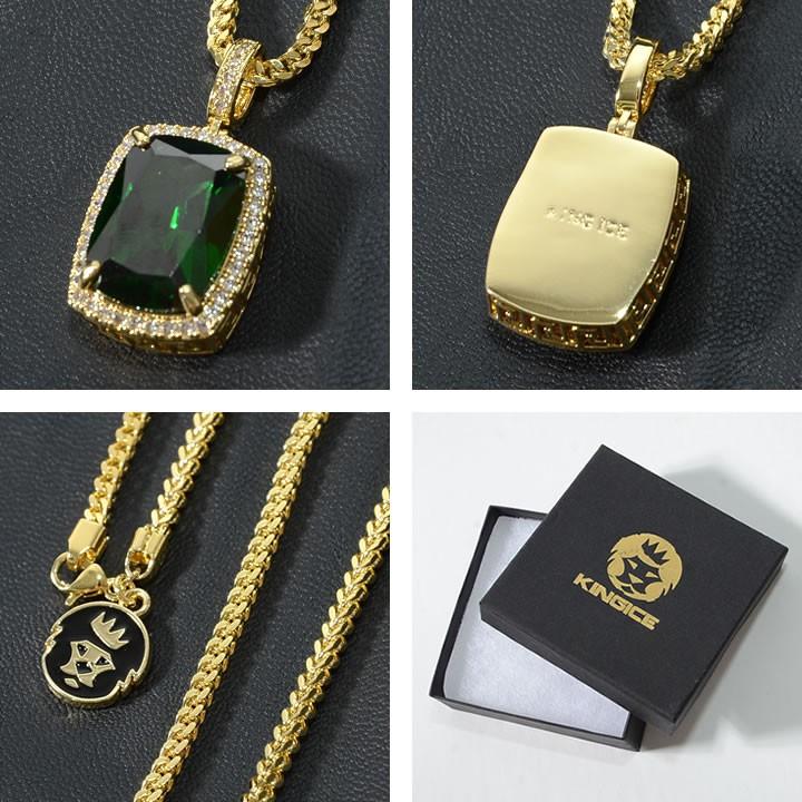 KING ICE キングアイス ネックレス ゴールドチェーン EMERALD KING ICE キングアイス ネックレス ゴールドチェーン EMERALD