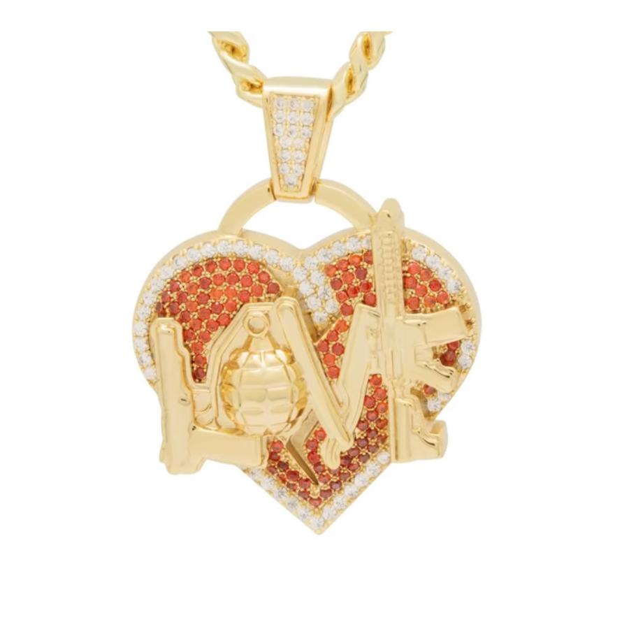 【King Ice】KING AND QUEEN OF HEARTS ネックレス The King and Queen of Hearts Necklace ❤️‍🩹 #kingice