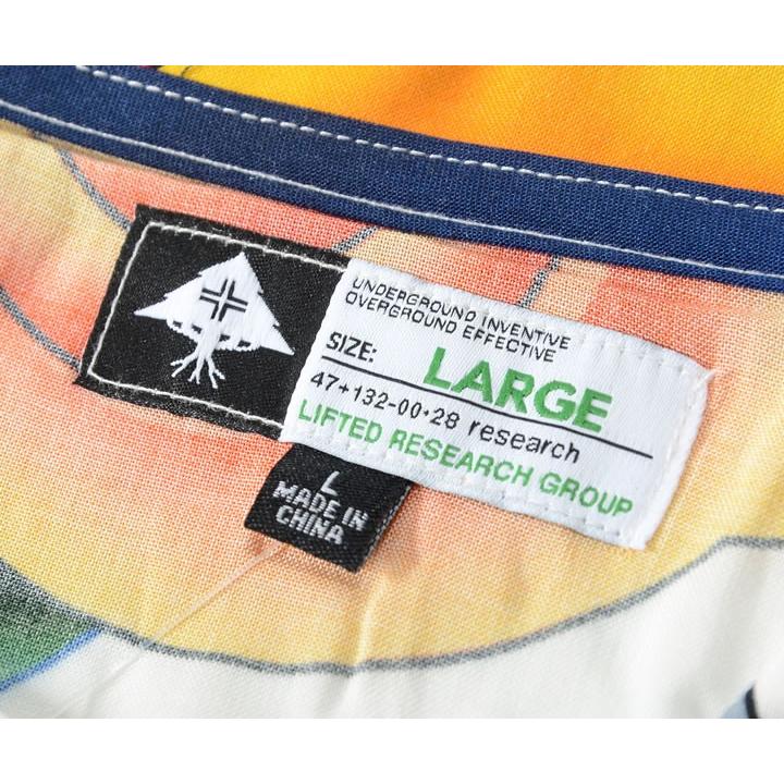 LRG エルアールジー 半袖シャツ 総柄 アジアンデザイン ビッグイラスト (E202001) セール | LRG | 06
