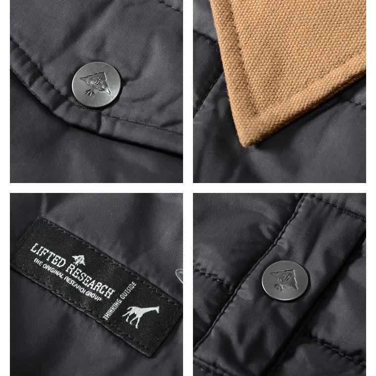 LRG エルアールジー ジャケット キルティング 襟 フラップポケット 