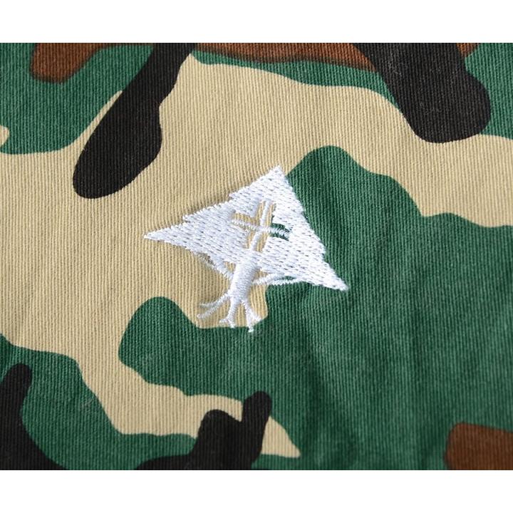 LRG エルアールジー コットンジャケット 総柄 迷彩 左胸ツリーロゴ刺繍