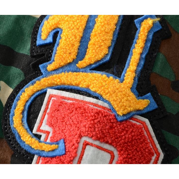 LRG エルアールジー コットンジャケット 総柄 迷彩 左胸ツリーロゴ刺繍