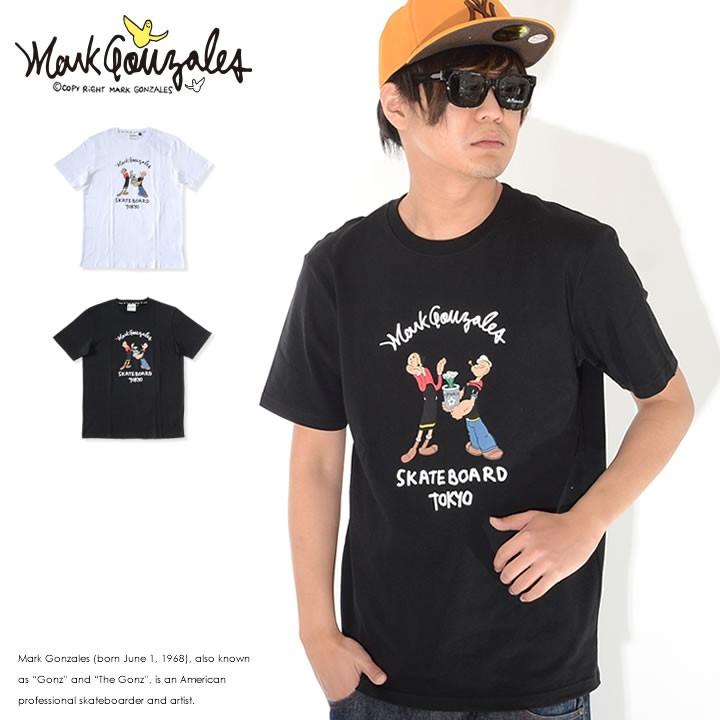 Mark Gonzales Popeye Tシャツ 半袖 アーチロゴ ポパイカラーイラスト コラボ 2g7 0364 セール Markgonzales0222 Clever Heads クレバーヘッズ 通販 Yahoo ショッピング