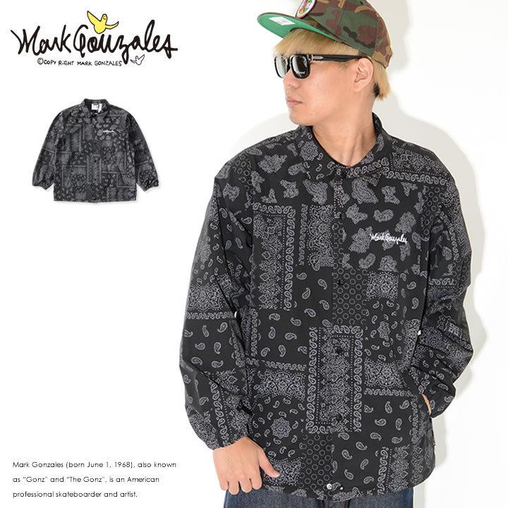 Mark Gonzales（マークゴンザレス） コーチジャケット 総柄バンダナ