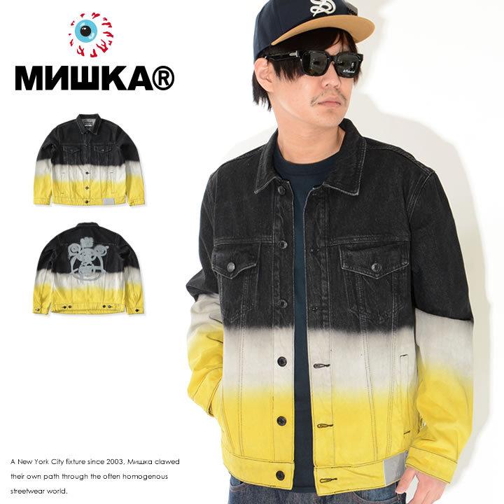 MISHKA ミシカ デニムジャケット グラデーション ベアモップ MISHKA ミシカ デニムジャケット グラデーション ベアモップ